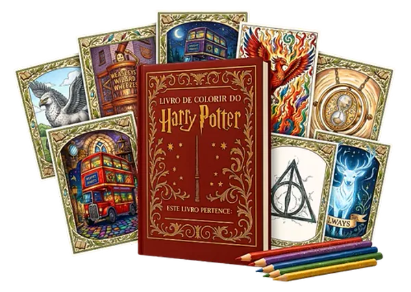 Livro de Colorir do Harry Potter em PDF